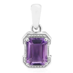 Amethyst-Silberanhänger