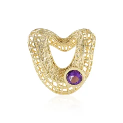 Amethyst-Silberanhänger