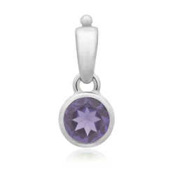 Amethyst-Silberanhänger