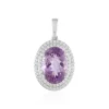 Amethyst-Silberanhänger