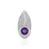 Amethyst-Silberanhänger