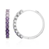 Amethyst-Silberohrringe
