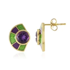 Amethyst-Silberohrringe (Adela Silber)