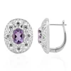 Amethyst-Silberohrringe (Annette classic)