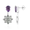 Amethyst-Silberohrringe (Remy Rotenier)
