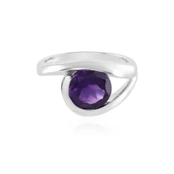 Amethyst-Silberring
