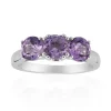 Amethyst-Silberring
