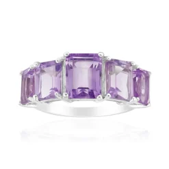 Amethyst-Silberring