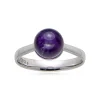 Amethyst-Silberring