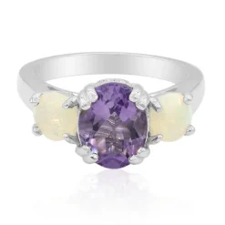 Amethyst-Silberring