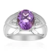 Amethyst-Silberring