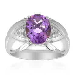 Amethyst-Silberring