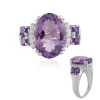Amethyst-Silberring