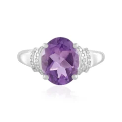 Amethyst-Silberring