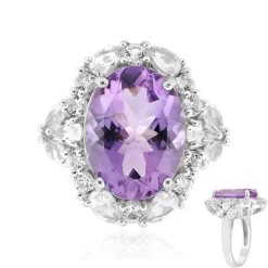 Amethyst-Silberring