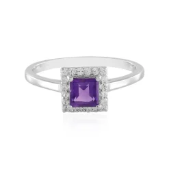 Amethyst-Silberring