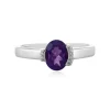 Amethyst-Silberring