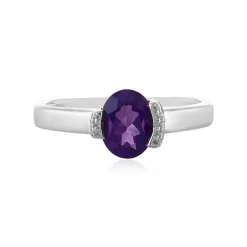 Amethyst-Silberring