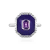 Amethyst-Silberring