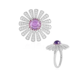 Amethyst-Silberring