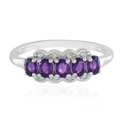 Amethyst-Silberring