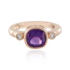 Amethyst-Silberring