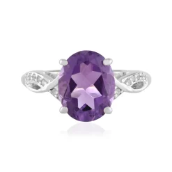 Amethyst-Silberring