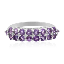 Amethyst-Silberring