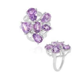Amethyst-Silberring