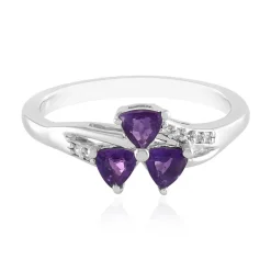 Amethyst-Silberring