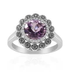 Amethyst-Silberring