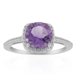 Amethyst-Silberring