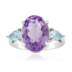 Amethyst-Silberring