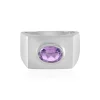 Amethyst-Silberring