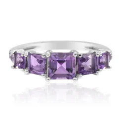 Amethyst-Silberring