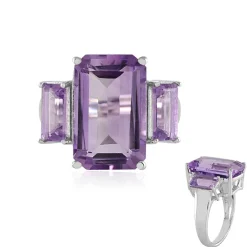 Amethyst-Silberring