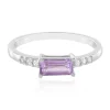 Amethyst-Silberring