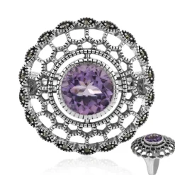 Amethyst-Silberring (Annette classic)