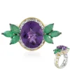 Amethyst-Silberring (Gems en Vogue)