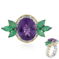 Amethyst-Silberring (Gems en Vogue)
