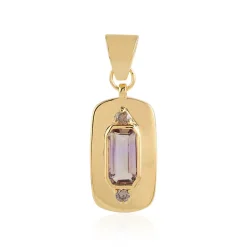 Ametrin-Messinganhänger (Juwelo Style)