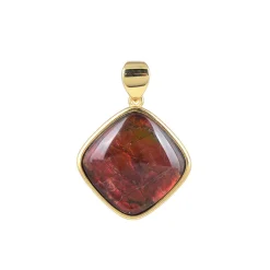 Ammolith-Silberanhänger