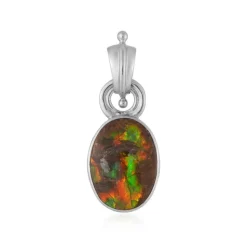 Ammolith-Silberanhänger