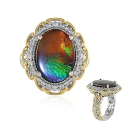 Ammolith-Silberring (Gems en Vogue)