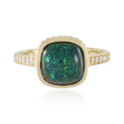 Andamooka-Matrix-Opal-Goldring (AMAYANI)