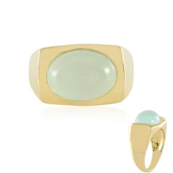 Aqua-Chalzedon-Silberring