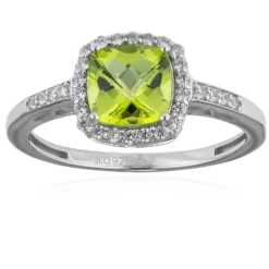 Arizona-Peridot-Silberring