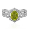 Arizona-Peridot-Silberring