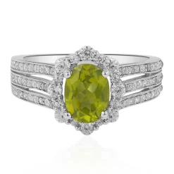 Arizona-Peridot-Silberring