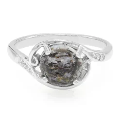 Astrophyllit-Silberring